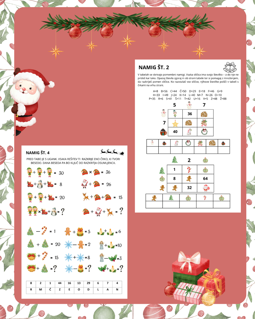 BOŽIČNI DETEKTIVI 🕵️