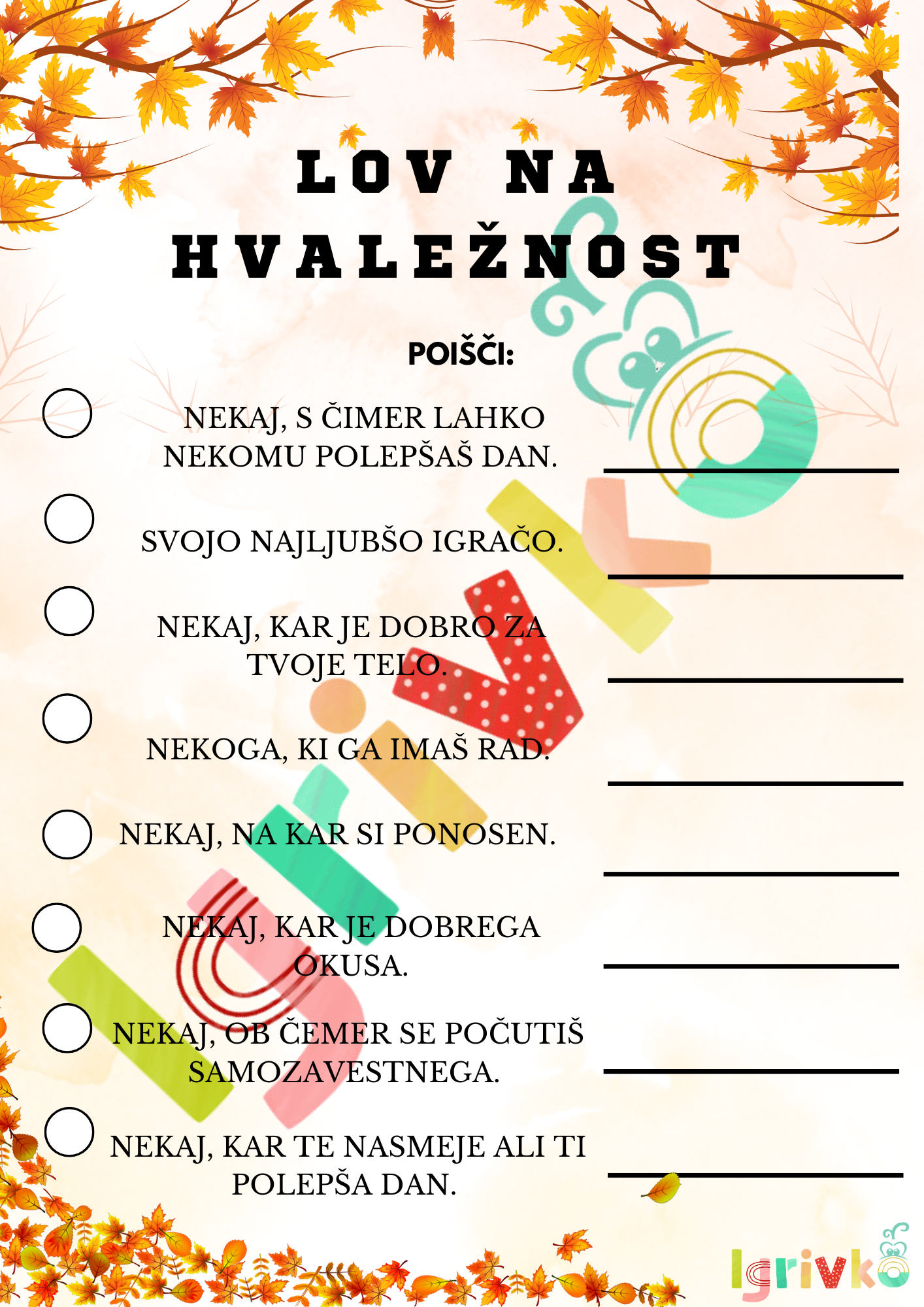 Lov na hvaležnost