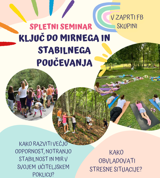 Spletni tečaj Ključ do mirnega in stabilnega poučevanja